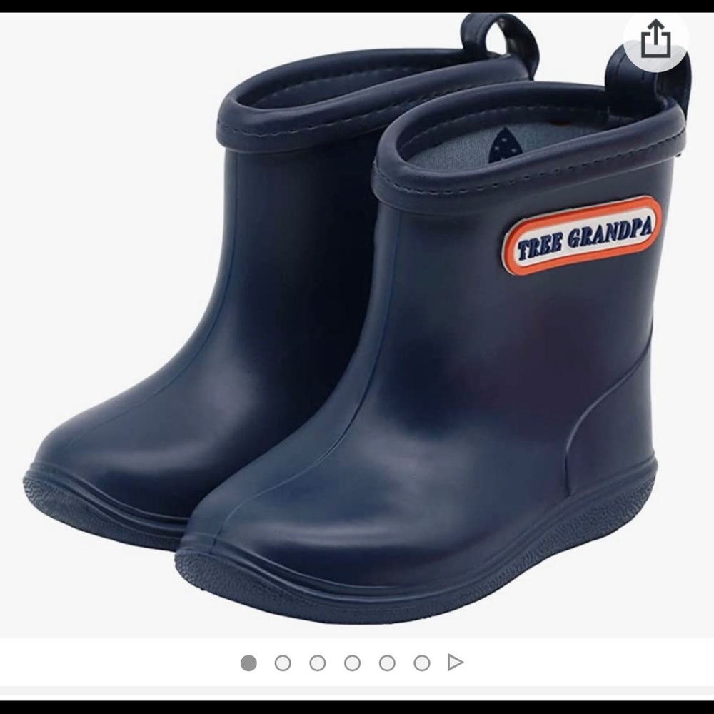 Rain boots. 7